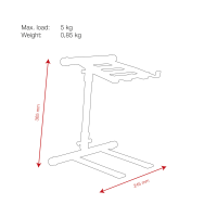 Showgear Foldable Laptop Stand Steel
