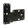 Showgear Compact Speaker Wall Bracket Schwarz