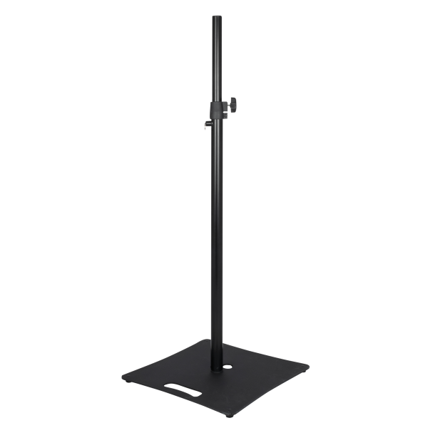 Showgear Speaker Stand with Baseplate Metal - max load 20 kg - 1100-1800 mm - 35 mm