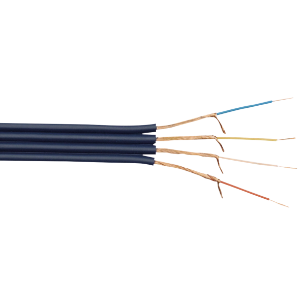 DAP AV-84 Asymmetrisches 4-Wege-Audio/Video-Kabel (75 Ohm), 100-m-Rolle