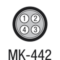 DAP MK-422 4 Pair Studio Multicore - blue jacket - Price per metre