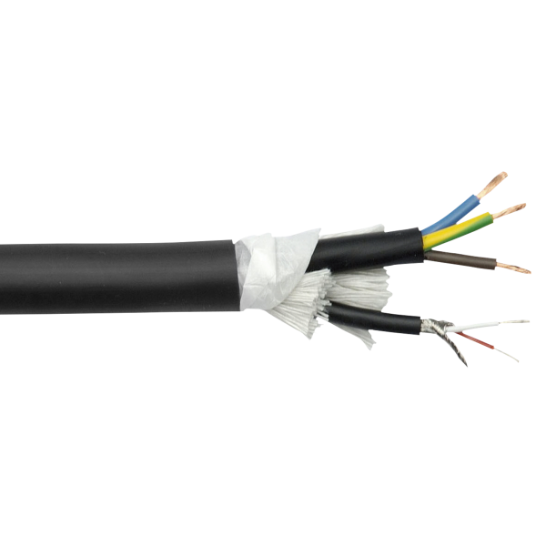 DAP PMC-216 AUDIO Power/Signal Cable - black jacket - Price per metre
