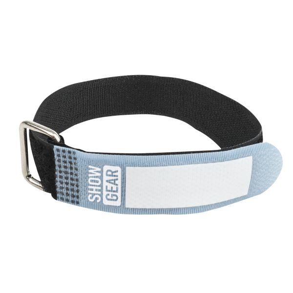 Showgear Hook and Loop Fastener 300 x 20 mm - Blau - 10er Set