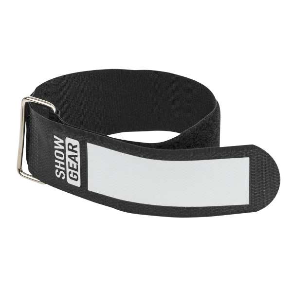 Showgear Hook and Loop Fastener 400 x 40 mm - Schwarz - 10er Set