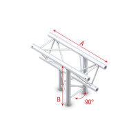 Milos Deco-22 Triangle truss - T-Cross up/down 3-way...