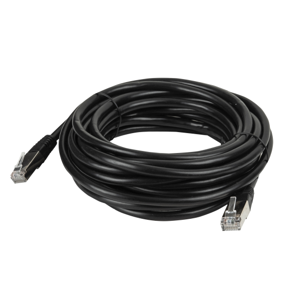 DAP CAT6 Cable - F/UTP Black 0.75 m