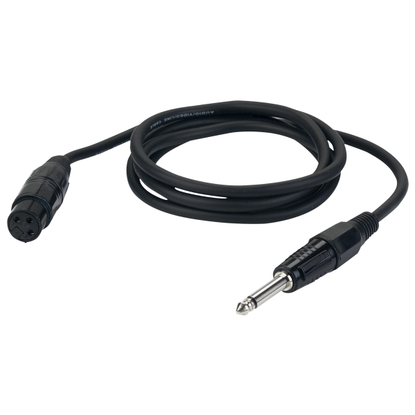 DAP FL02 - unbal. XLR/F 3P to Jack mono 1,5 m