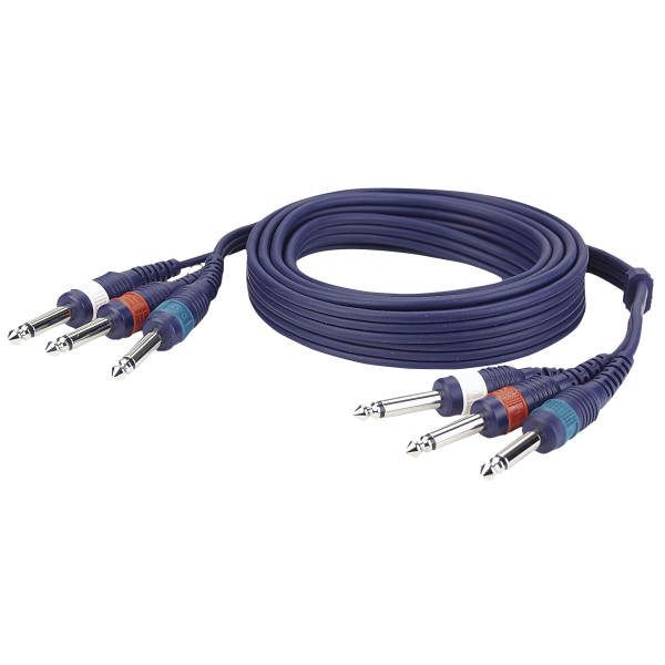 DAP FL21 - 3 mono Jack to 3 mono Jack 1,5 m