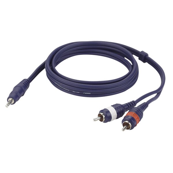 DAP FL30 - stereo mini-jack to 2 RCA male L/R 6 m