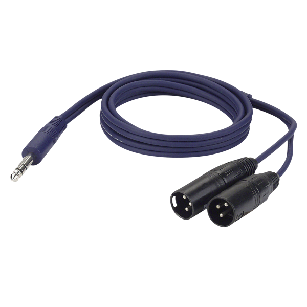 DAP FL36 - 2 x bal. XLR 3P, male to Jack stereo 1,5 m