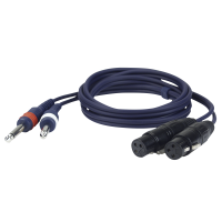 DAP FL43 - 2 unbal. Jack mono L/R to 2 XLR/F 3P 1,5 m