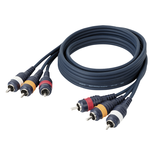 DAP FL47 - 2 x RCA + 1 x Digital cable 0.75 m