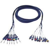 DAP FL64 - 8 Jack mono to 8 RCA/M 3 m