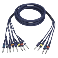 DAP FL69 - 8 Jack mono to 4 Jack stereo 6 m