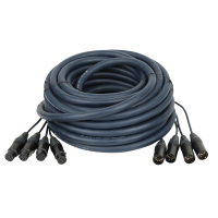 DAP Neutrik DMX Snake 4-way 5-pin XLR 4-Universe - 20 m