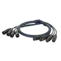 DAP DMX Snake 4-way 3-pin XLR 4-Universe - 10 m