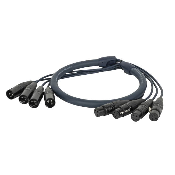DAP DMX Snake 4-way 3-pin XLR 4-Universe - 20 m