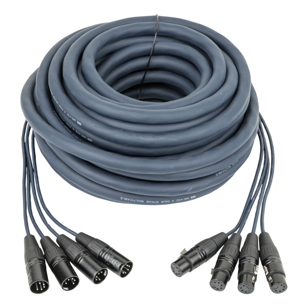 DAP DMX Snake 4-way 5-pin XLR 4-Universe - 50 m