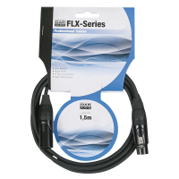 DAP FLX01- bal. XLR/M 3P to XLR/F 3P X-type 1.5 m
