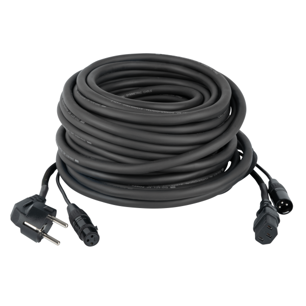 DAP FP08 - Schuko/XLR F - IEC/XLR M - Audio / Power 20 m Audio / Strom
