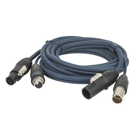 DAP FP-16 Hybrid Cable - powerCON TRUE1 & 5-pin XLR IP - DMX / Power 6 m