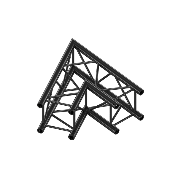 Milos Pro-30 Square F Truss - Corner QCVF20 - 60° corner - heavy duty - black - F