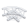 Milos Pro-30 Square F-Truss - Circle Corner QCF21-KRS - 90° corner