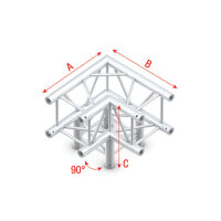 Milos Pro-30 Square F Truss - Corner 3-way QLVF30 -...