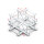 Milos Pro-40 Square F Truss - Cross 4-way QCLF41 - 90° corner - heavy duty - F