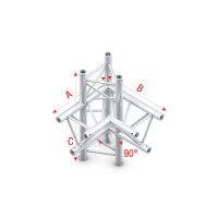 Milos Pro-30 Triangle F Truss - T-Cross horizontal -...