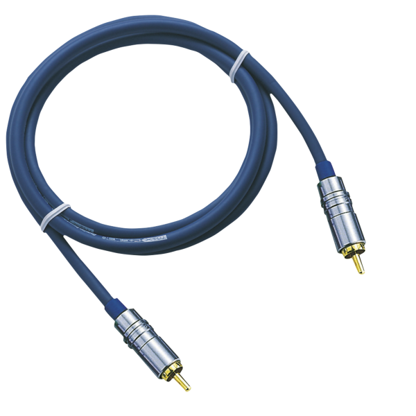 DAP FV03 - Ø 6 mm RCA/M to RCA/M 1.5 m