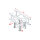 Milos Pro-30 Square G Truss - T-Cross 3-way - 71cm QTU35 - 90° corner - silver - G