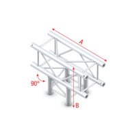 Milos Pro-30 Square G Truss T-Cross 3-way QTVU35 -...