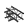 Milos Pro-30 Square G Truss T-Cross 3-way QTVU35 - 90° corner - heavy duty - black