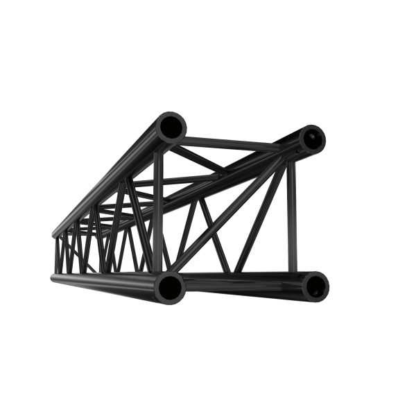 Milos Pro-30 Square G Truss - Straight QTU2500 - 2500 mm - black - G