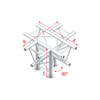 Milos Pro-30 Triangle G Truss - Cross + down - 5-way -...