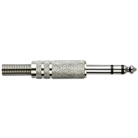 DAP Jack Plug with Spring Stereo Nickelgehäuse