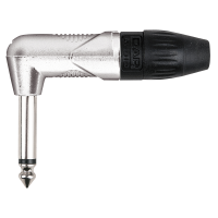 DAP 6.3 mm Right-angle Jack X-type Mono Nickel housing -...