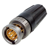 Neutrik UHD BNC Connector - male UHD - for 8.23 mm hex crimp