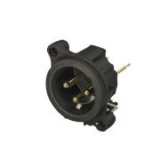 Neutrik XLR 3P Receptacle - male Horizontale...