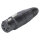 Neutrik XLR 4P Connector - female Schwarzes Gehäuse mit Silberkontakten