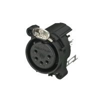 Neutrik XLR 5P Chassis - female Silver contacts - ABS...