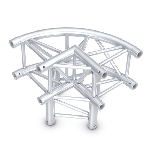Milos Pro-30 Square P Truss - Circle Corner 3-way QLB30-KRS - 90° corner - circle - P