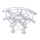 Milos Pro-30 Square P Truss - Circle Corner 3-way QLB30-KRS - 90° corner - circle - P