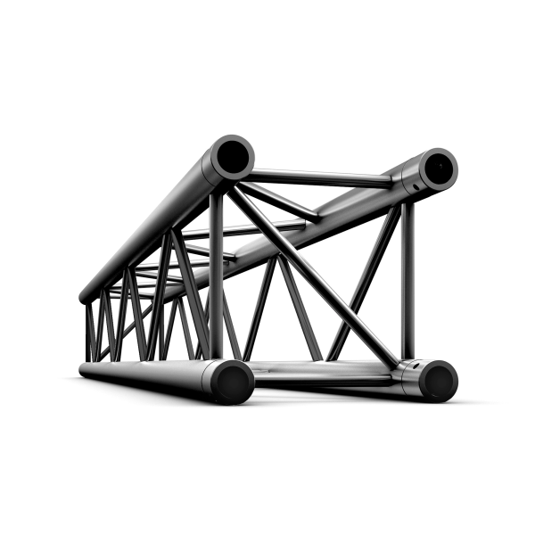 Milos Pro-30 Square P Truss - Straight QTB3000 - Black - 3000 mm