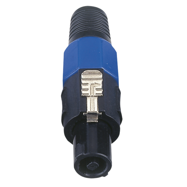 DAP Speaker 4P Connector - male Black/blue housing