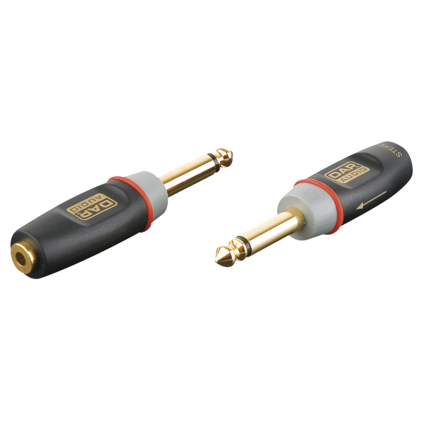 DAP XGA11 - Jack/M mono to mini-jack/F - incl. 2x 10 kilo-Ohm resistors Inkl. 2 x 10 kOhm Widerstände