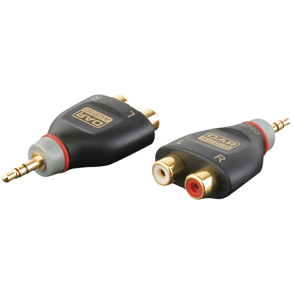DAP XGA17 - mini-jack/M stereo to 2x RCA/F