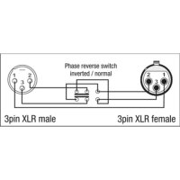 DAP XGA37 - XLR/M 3P to XLR/F 3P Phase Reverse Switch