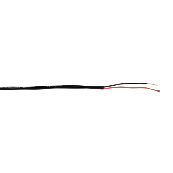 DAP SPC-225-DCA-s2-d0-a3 - CPR Speaker Cable EN 50575 - 2x 2.5 mm² - 300 m on spool - black jacket
